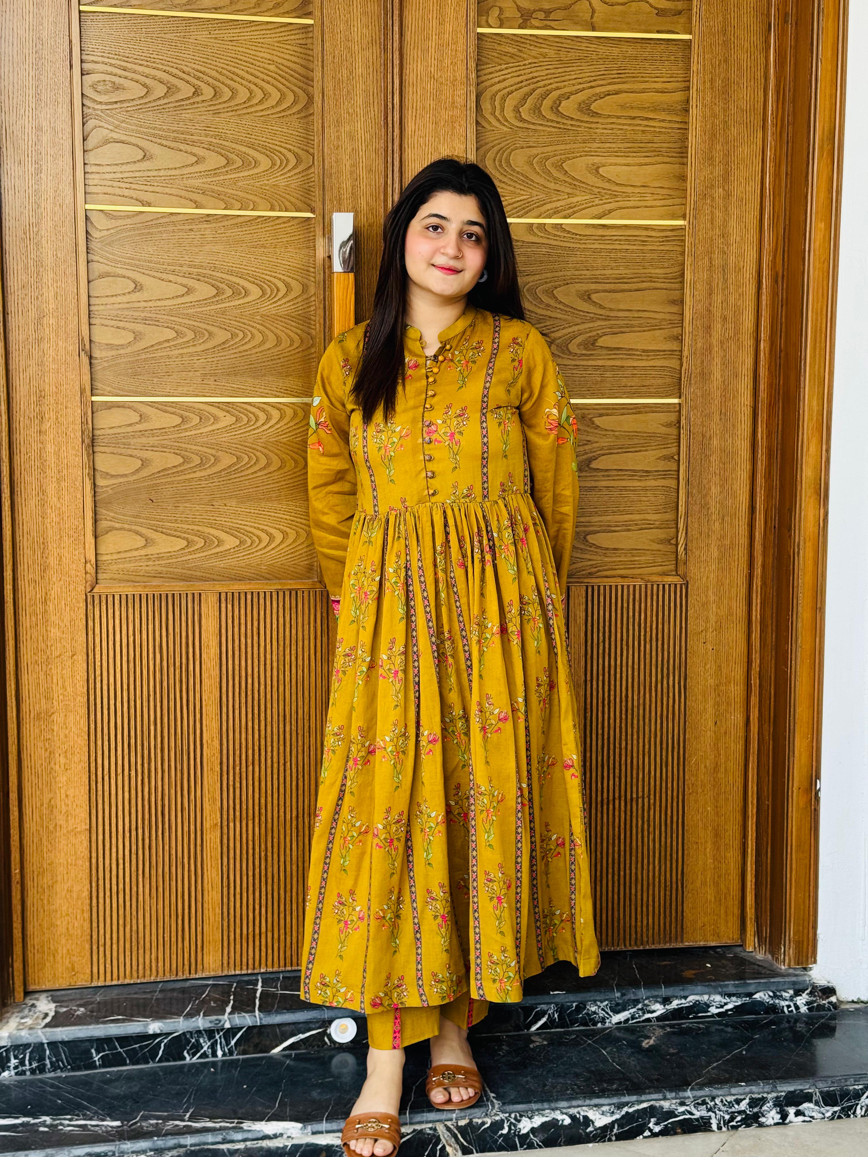 lawn suit frock design